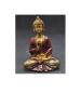 Preview: Kleiner grüßender Buddha in Rot mit Geschenktütchen